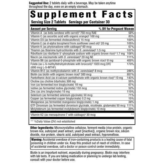 Baby & Me 2 120 Tablets