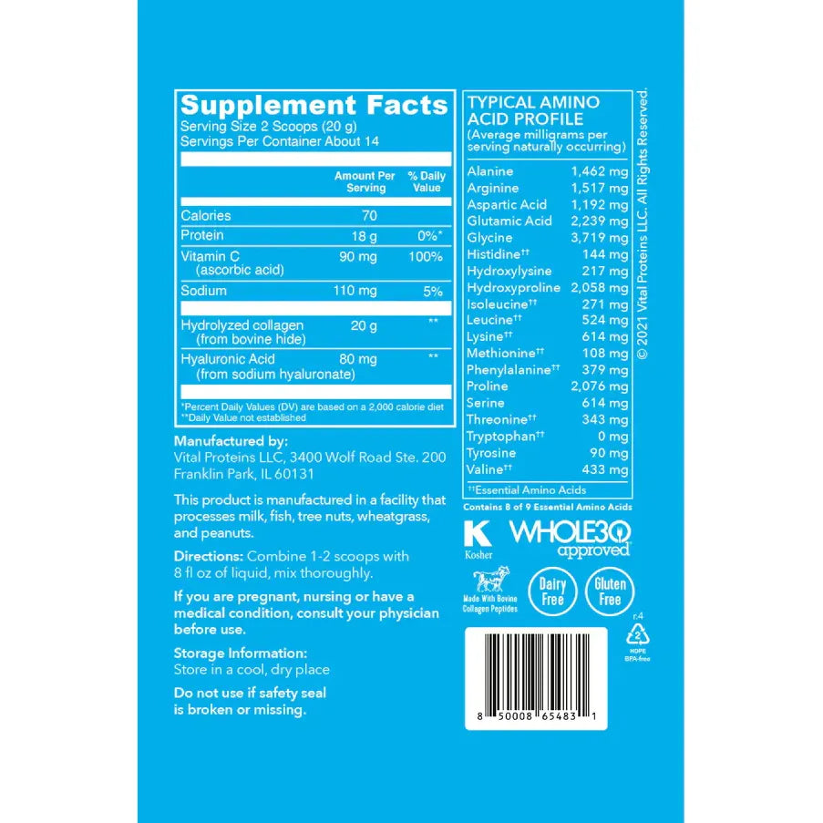 COLLAGEN PEPTIDES 10 OZ